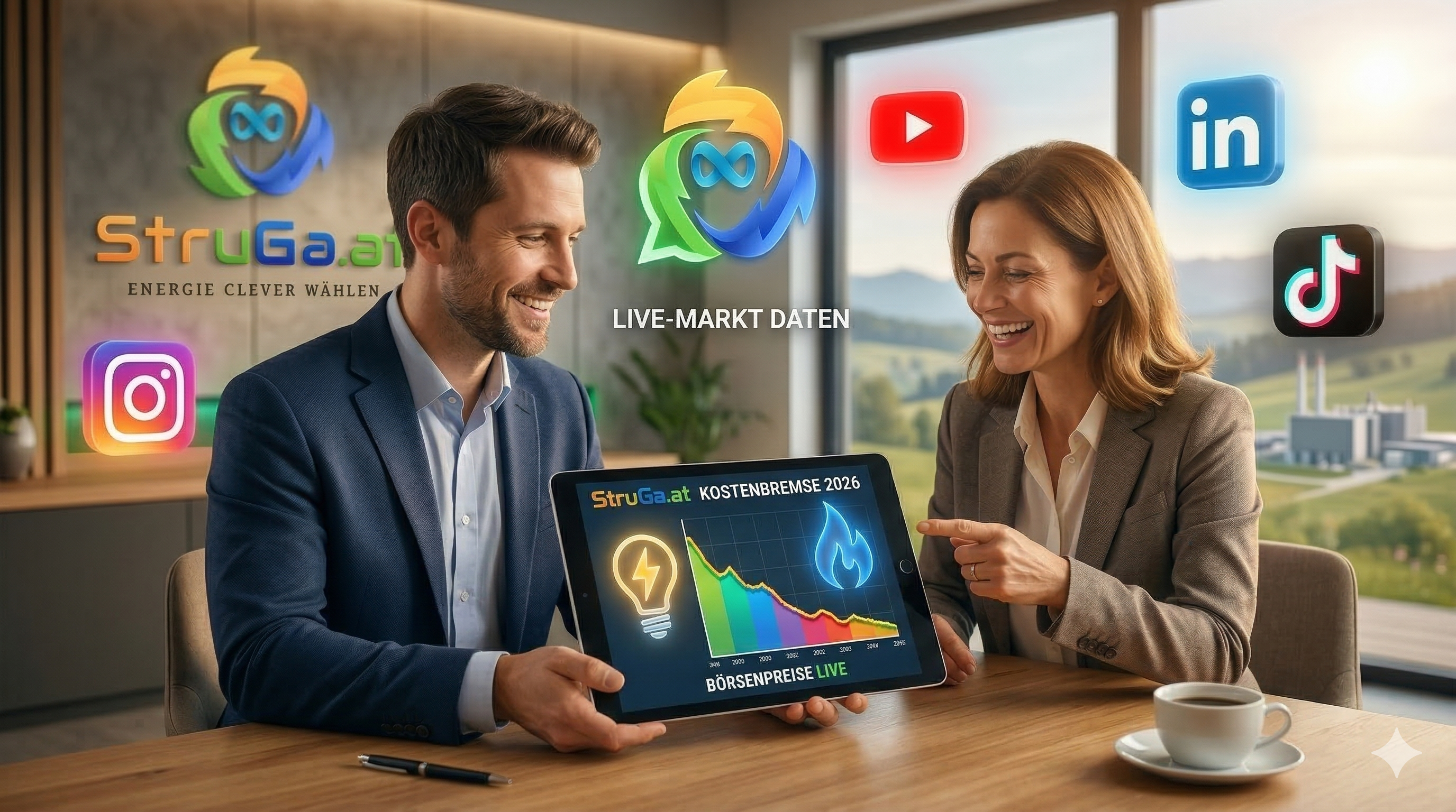 StruGa Social Media Experten Analyse Zentrale Haid